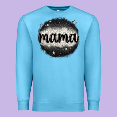 Leopard Mama Premium Sweatshirt Designed By Maliassmallbusiness