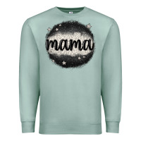 Seafoam leopard mama Premium Sweatshirt - MaliasSmallBusiness