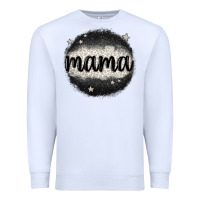 White leopard mama Premium Sweatshirt - MaliasSmallBusiness