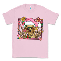 Bubblegum Pink pink christmas skeleton Classic Tee - AdoDesignShop