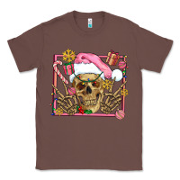Chestnut pink christmas skeleton Classic Tee - AdoDesignShop