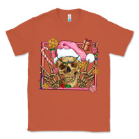 Copper pink christmas skeleton Classic Tee - AdoDesignShop