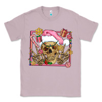 Lilac pink christmas skeleton Classic Tee - AdoDesignShop