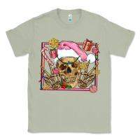 Matcha pink christmas skeleton Classic Tee - AdoDesignShop