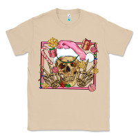Mushroom pink christmas skeleton Classic Tee - AdoDesignShop