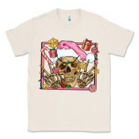 Natural pink christmas skeleton Classic Tee - AdoDesignShop
