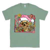Sage pink christmas skeleton Classic Tee - AdoDesignShop