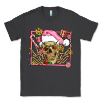 Smoke pink christmas skeleton Classic Tee - AdoDesignShop