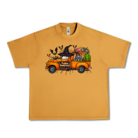 Peanut Butter happy halloween truck Urban Heavy Tee - CowhideDigitalArt