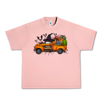 Salmon happy halloween truck Urban Heavy Tee - CowhideDigitalArt