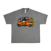 Tornado happy halloween truck Urban Heavy Tee - CowhideDigitalArt