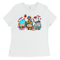 White teacher gnomes Ladies Tee - AdoDesignShop