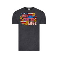 Vintage Black Land that we love 4th of july Vintage Tee - CowGirlArtShop