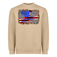 Mushroom race american flag Heavyweight Sweatshirt - Zillion Design Studio