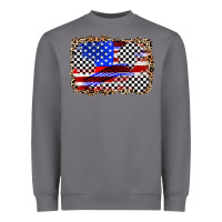 Storm race american flag Heavyweight Sweatshirt - Zillion Design Studio
