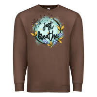Chestnut just breathe Premium Sweatshirt - MaliasSmallBusiness