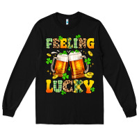Black feeling lucky Long Sleeve Tee - Artiststas