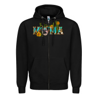 Black western mama cow Zipper Hoodie - Artiststas