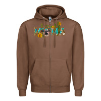 Chestnut western mama cow Zipper Hoodie - Artiststas