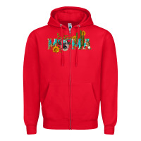 Red western mama cow Zipper Hoodie - Artiststas