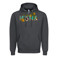Smoke western mama cow Zipper Hoodie - Artiststas