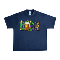 Navy St. Patrick's Day luck beer Urban Heavy Tee - Neo Western