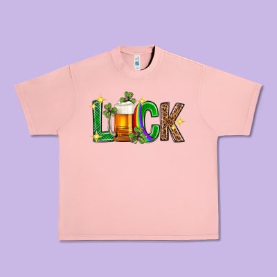 St. Patrick's Day Luck Beer Urban Heavy Tee Designed By Neo Western