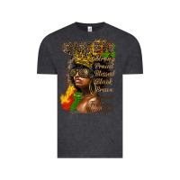 Vintage Black afro queen juneteenth Vintage Tee - HRA Design Shop