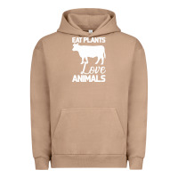 Pigment Burro Eat Plants Love Animals Urban Hoodie - Bettercallsaul