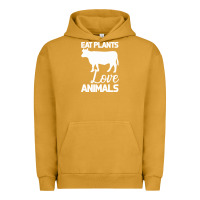 Pigment Peanut Butter Eat Plants Love Animals Urban Hoodie - Bettercallsaul