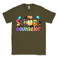 Army Green school counselor Classic Tee - AdoDesignShop