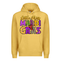 Antique Gold little miss mardi gras Premium Hoodie - LillyAllenDesigns