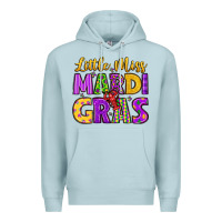 Blue Mist little miss mardi gras Premium Hoodie - LillyAllenDesigns