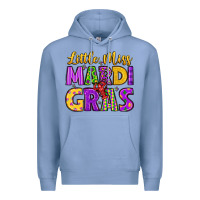 Colony Blue little miss mardi gras Premium Hoodie - LillyAllenDesigns