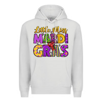 Dove Grey little miss mardi gras Premium Hoodie - LillyAllenDesigns
