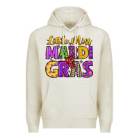 Oatmeal Heather little miss mardi gras Premium Hoodie - LillyAllenDesigns