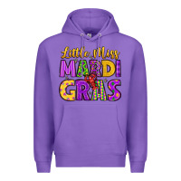Purple little miss mardi gras Premium Hoodie - LillyAllenDesigns