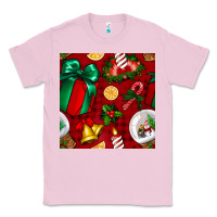 Bubblegum Pink christmas snow globe seamless pattern Classic Tee - BundleAndBundleShop