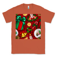Copper christmas snow globe seamless pattern Classic Tee - BundleAndBundleShop