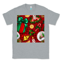 Heather Grey christmas snow globe seamless pattern Classic Tee - BundleAndBundleShop