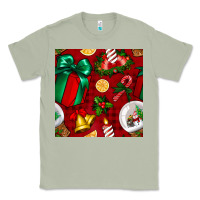 Matcha christmas snow globe seamless pattern Classic Tee - BundleAndBundleShop