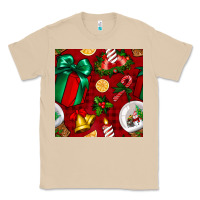 Mushroom christmas snow globe seamless pattern Classic Tee - BundleAndBundleShop