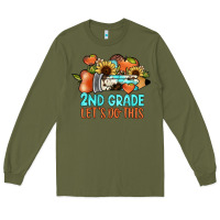 Army Green 2nd grade let s do this Long Sleeve Tee - JahusDesignShop