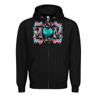 Black cherry blossoms mom Zipper Hoodie - Artiststas