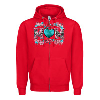 Red cherry blossoms mom Zipper Hoodie - Artiststas