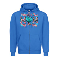 True Royal cherry blossoms mom Zipper Hoodie - Artiststas
