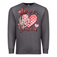 Charcoal Heather love season Premium Sweatshirt - MaliasSmallBusiness