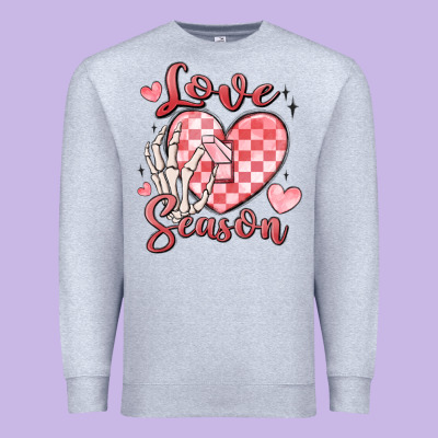 Love Season Premium Sweatshirt Designed By Maliassmallbusiness