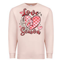 Pale Pink love season Premium Sweatshirt - MaliasSmallBusiness