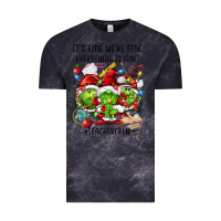 Cloud Black it's fine we're fine everythıng is fine! Vintage Tee - FaDigitalArtStudio
